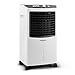 Produktbild oneConcept MCH-2 V2 mobiles Klimagerät Luftkühler Ventilator zusätzliche Luftbefeuchtungs- und Luftreinigungsfunktion (65 Watt, 400 m³/h Luftdurchsatz, inkl. 2 x Kühlakku) schwarz-weiß