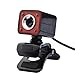 Produktbild Webcam HD USB Unterstützung Videotelefonie und Aufnahme mit Rauschunterdrückung Mic für Desktop und Laptop Mini-Kamera MSN, Yahoo, Skype und mehr Black