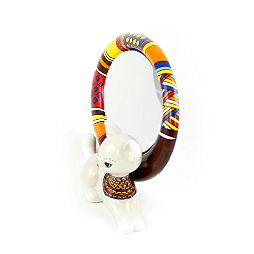 Goebel 66800293 „African Kitty“ Spiegel, Hartporzellan, bunt, 27,5 x 11,5 x 17 cm - 5