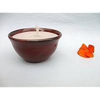 Kerzenfresser Indoor, Kerzenrestefresser für Innenbereich, Schmelzlicht, Tischlicht, Kerzen Recycling, Keramik zum Schmelzen von Kerzen- und Wachsresten, mit nicht brennbarem Dauerdocht