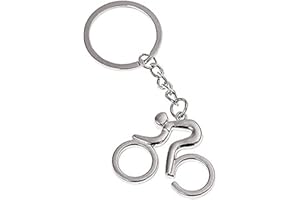 PUBLISIT Porte-clés en forme de Vélo (plusieurs styles au choix), Coureur Cycliste, pour Fans du Tour de France ou du Giro, Sport, Nature
