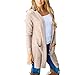 Produktbild TianWlio Mäntel Frauen Weihnachten Damen Mantel Langarm Strickjacke Jacke Outwear Herbst Winter Lose Fit Langarm Gestrickt Kapuzen Jacke Mantel Tops