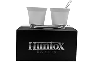 Huniox® 2 x 80 ML Service a Cafe - Espresso Cup - Service Café - Verre double Paroi Expresso - Verre Expresso Double Paroi - Tasse à Expresso - Tasse Cafe Expresso (CORAL, 80 ML)