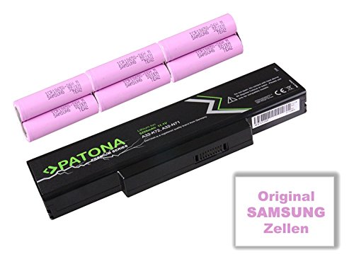 PATONA Premium Laptop Akku für ASUS K72 | K72DR | K72DY | K72F | K72JK | K72JR | K72JT | K72JU | K72L | N71J | N71Ja | N71Jq | N71JV | N71VG | N71VN | N73JF | N73JG | N73JN | N73JQ | N73SV | X72DR | X72F | X72J | X72JK | X72JR | X72JT | X72VN – [ Li-ion; 5200mAh;schwarz] - 6