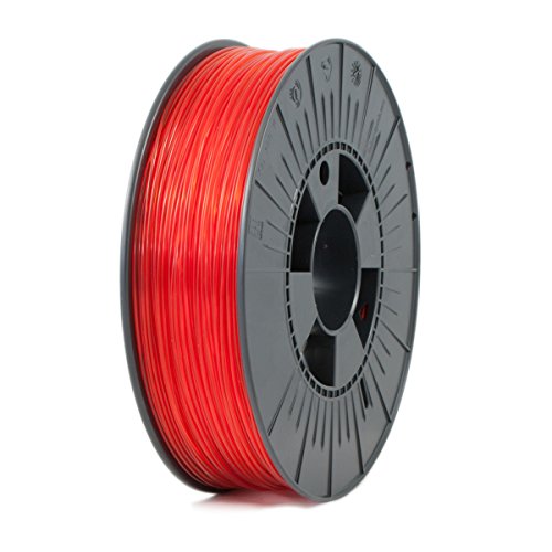 ICE FILAMENTS ICEFIL1PET154 PET Filament, 1,75 mm, 0,75 kg, Transparent Romantic Red