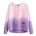 Produktbild Vovotrade Kapuzenpullis Langarm Damen Hoodie Sweatshirt mit Pullover Tops Bluse Stickerei Kapuzen von Frauen Hoodie Gedruckt Patchwork Sweatshirt Langarm Pullover Tops Bluse