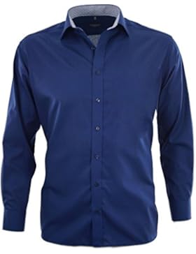Eterna Herren Hemd Slim Fit Langarm