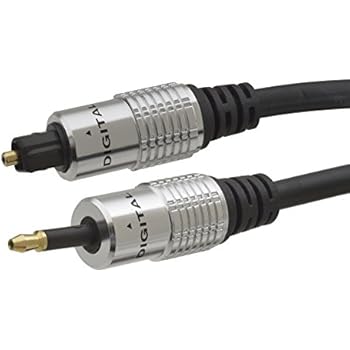 aricona Mini Toslink auf Toslink Kabel –Audiokabel für Notebooks / 2 Meter