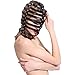 Produktbild Hanyi Leder Isolationsmaske Sklaven Maske Damen Herren Maskerade Masken Bondageset SM Sexspielzeug, Schwarz