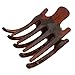 Women Hair Clip - TOOGOO(R)Women Lady Girls Non Slip Grip Large Claw Hair Clip Clamp,Coffee