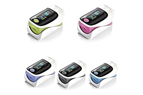 SATURIMETRO OSSIMETRO PULSOSSIMETRO MISURA BATTITO DA DITO PORTATILE - Colore Casuale