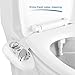 Price comparison product image YECO Toilet Bidet, Hot and Cold Fresh Water with Self Cleaning Retractable Nozzle Toilet Seat Bidet for Hygienic Personal Care, Sanitizing