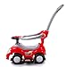 Push Power Ride-on KP0558W Baby Walker RIDE ON push along CUTE CAR 3in1 with Parent Handle 3 colour (KP0558WR RED)