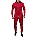 Produktbild Timogee Herren Sport Set Zip Hoodie Herren Pulli Anzug Set Trainingsanzug Herren Jacke Männer Herbst Winter Sweatshirt Top Hosen Sets Sport Anzug