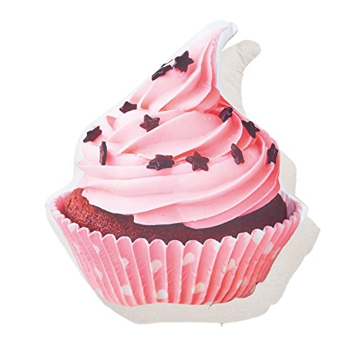 Clayre & Eef KG006.002 Kissen Zierkissen Cupcake ca. 40 x 45 cm