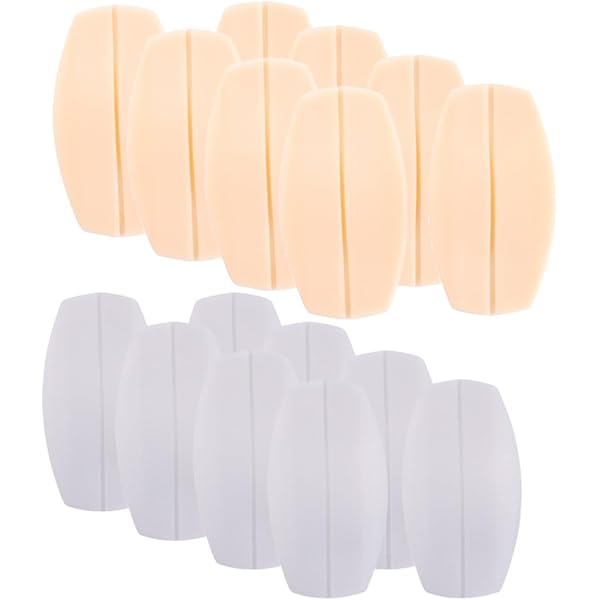 6 Paia Cuscinetti Reggiseno In Silicone - Antiscivolo, Morbidi, Per Comfort Spalle