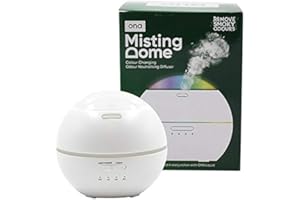ONA Misting Dome & ONA liquids For Odour Neutralising Diffuser (Dome White)