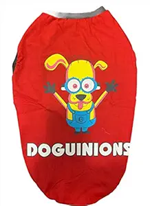 Summer Dog T-Shirt, Doguinions, Red, 14
