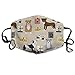 Produktbild Pitbull Camera Dog Breed Photographer Tan Anti Dust Mask Anti Pollution Washable Reusable Mouth Masks