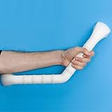 Patterson Medical Prima White Angled Grab Rail - 40 cm (Eligible for VAT relief in the UK)