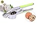 Produktbild Knoblauchpresse, Professional Heavy soft-handled Knoblauchpresse Crush Knoblauch Fleischwolf Drücken Ingwer und walnut- grün