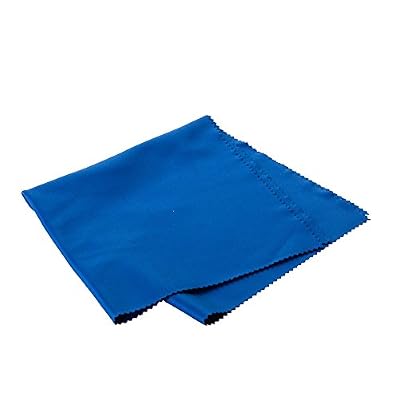 PhotoSEL Chiffon de nettoyage en microfibre pour Camera Lens Tablet iPhone LCD Lunettes TV - 30 x 30 cm / 11.8 x 11.8 pouces bleu (Paquet de 5)