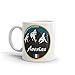 Produktbild DV Mugs Ltd Avoriaz 5318 Kaffeetasse/Teetasse mit Ski- / Snowboard-Motiv, 284 ml