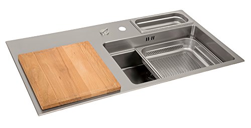 Naber, waterstation® cubic 980. Einbauspüle, Edelstahl, Becken re. - 3