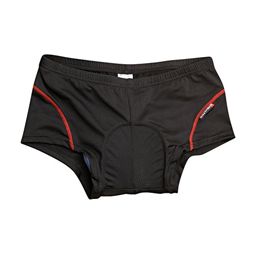 Lixada Männer Farrad Unterwäsche atmungsaktive Schwamm Pad MTB Cycling Underwear Pants für Outdoor Sport Radsport - 2