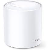 TP-Link Deco X20(1-pack), AX1800 Mbps T&uuml;m Ev Mesh Wi-Fi 6 Sistemi, 1 GHz CPU, Yapay Zeka Desteği, Gigabit Portları, 150 Cihaz