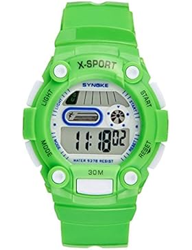 Children's watch wasserdicht luminous electronic multi-funktion-D