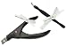 Jewel of London Stainless Steel Professional Precision 5" Black Lacquer Gem Encrusted False / Fake / Acrylic / Artificial / UV Gel / Fiberglass Nail Tip / Profile / Edge Cutter / Clipper / Trimmer / Slicer with 11.5 cm Cuticle Knife. Certified High Quality Construction, 3 Years No-Risk Guarantee Plus Jewel of London Cashback Offer
