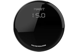 MAST TATTOO Mast Circle Tattoo Power Supply Dual Digital OLED Screen Adjust Voltage Rotary Tattoo Machine Power Supply Type-c Charge Power Supply for Tattoo Machine Pen