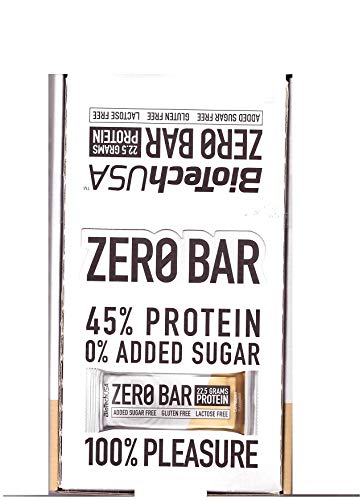 Biotech USA - Barre Zero Bar - 50g - Capuchino, Boîte 20 unités