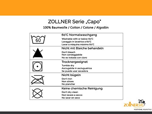 ZOLLNER® Kapuzenhandtuch / Kapuzenbadetuch / Kapuzentuch für Babys mit spielenden Hunden auf der Kappe, ca. 100×100 cm, in weiteren Farben erhältlich, vom Hotelwäschespezialisten, Serie „Capo“ - 5