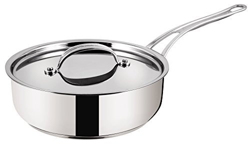 Tefal Jamie Oliver Premium Series antiadhésive Casserole et Couvercle - 24 cm, en Acier Inoxydable
