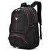 Produktbild SOCKO Laptop Rucksack 43,2 cm, große Durable Travel Backpack w/Anti-Diebstahl Pocket Wasser beständig Business Computer Rucksack Teen Schule Tasche College Daypack für Herren Frauen passt für bis zu 43,9 cm Laptop schwarz Schwarz  17.3 Inch