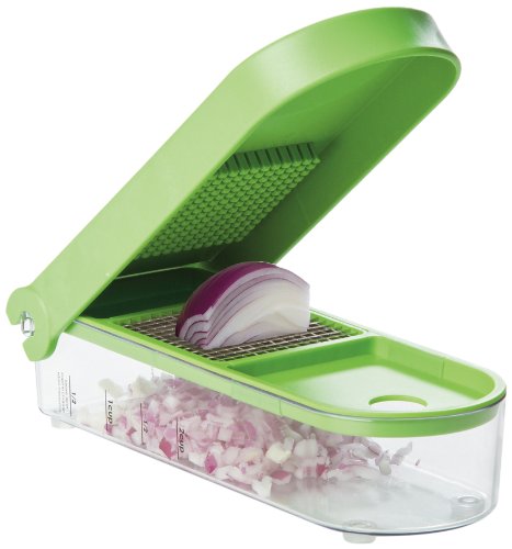 Progressive ONION CHOPPER Stainless Steal Blade 2 cup Capacity To Minimize Tears