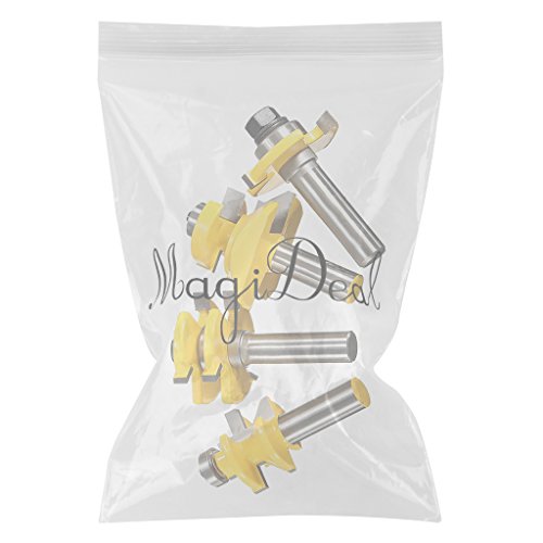 MagiDeal 4pcs Legierung Nutfräser Router Bit Für CNC-1/2 „Schaft - 2