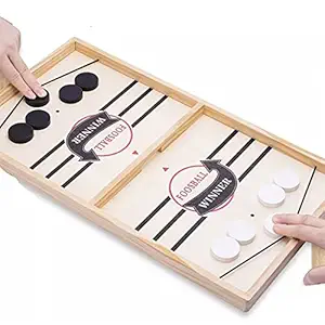 The Bling Stores Fast Sling Puck Game, Rapid-Shot Tabletop Portable Table Board Game for Kids and Adults, Tabletop Slingshot Games Toys for Boys and Girls, Desktop Sport Board Game for All Age Group