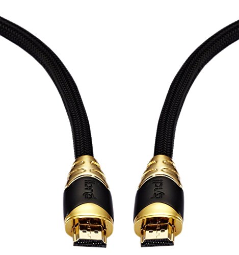 HDMI Kabel / kompatibel mit HDMI 2.0a/b 2.0 1.4a Ultra HD 4K 3D Full HD 1080p 2160p HDR ARC Highspeed mit Ethernet – 7m IBRA BLACK GOLD - 3