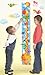 Giraffe Height Chart Wall Stickers : Monitor your Toddlers Growth with this Colourful Safari Wall Art Decoration : Perfect for a Childs Bedroom or Baby Nursery : The Design features other Safari Animals Including : Lion, Zebra, Monkey & Crocodile : A Wonderful Educational Tool & Fun Gift Idea!