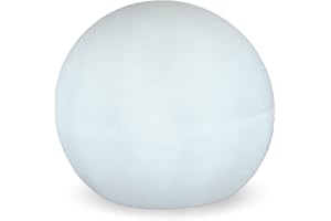 newgarden Esfera de Luz BULY de 20 cm de Diámetro con Encendido Automático y Carga Solar. Bola Decorativa Muy Resistente al Exterior e Interior. Hecha de Polietileno de Alta Densidad. IP65