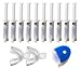 Produktbild 10 syringes of Non-peroxide teeth whitening gel and a LED Light to speed up the chemical reaction of the gel.