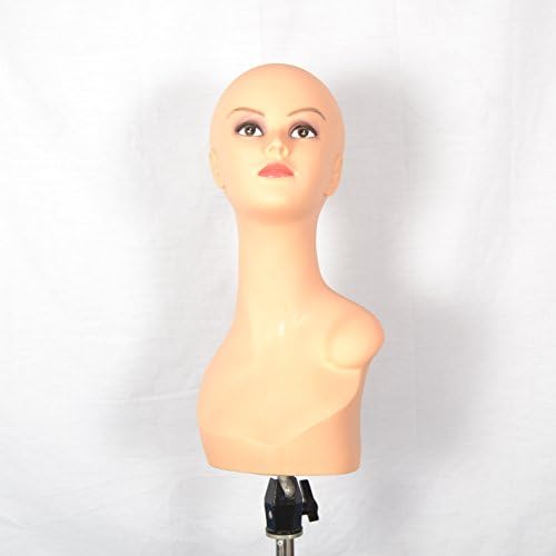 (c05)Silicone Heavy Duty Wig Head/hat Mannequin. T-pin &amp; Tripod Compatible