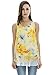 Bearsland Women's Chiffon Sleeveless Summer Breastfeeding Nursing Top Yellow UK Size 14-16