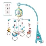 Design - Die Spieluhr verwendet farbige Astralprojektionslichter, um Sternenlicht an den Schlafzimmerwänden und Decke zu bilden. Es entlastet die Angst des Babys vor Dunkelheit und gibt dem Kind ein warmes Schlafklima.