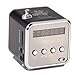 Produktbild huihuger Tragbare Mini Digital Lautsprecher Micro SD/TF Slot Praktische Musik Player FM Radio – Schwarz
