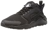 Mesh Upper Nike Damen W Air Huarache Run Ultra Br Turnschuhe, Negro (Black / Black), 38.5 EU