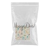 Baby-Wickeltasche, Wasserdicht, Reißverschluss, waschbar, wiederverwendbar, für Windeln, Design mit Tieren und Blumen, Beige - 2